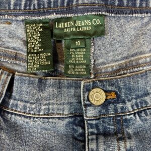 Lauren Jeans Co. Ralph Lauren Women's Blue Boot Cut Jeans SZ 10